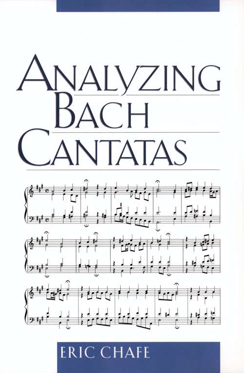 Book cover of Analyzing Bach Cantatas