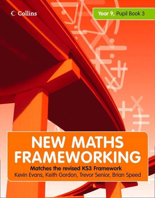 Book cover of New Maths Frameworking: Year 9, Pupil Book 3 (PDF)