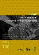 Book cover of Boys' Performance in Modern Foreign Languages: Listening to Learners (1st edition) (PDF)