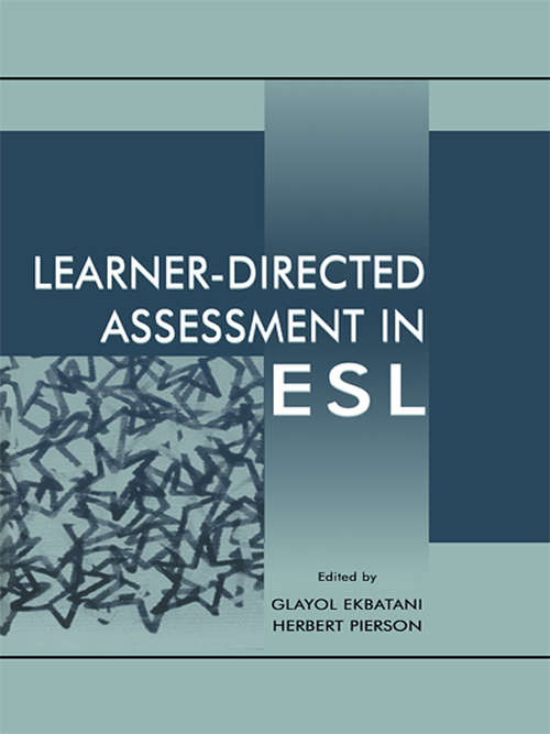 Book cover of Learner-directed Assessment in Esl