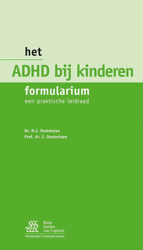 Book cover of Het ADHD bij kinderen formularium: Een praktische leidraad (2009)