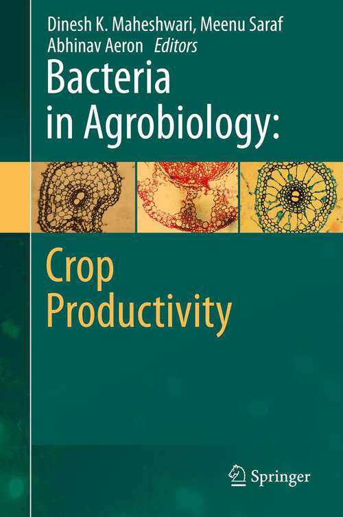 Book cover of Bacteria in Agrobiology: Crop Productivity (2013)