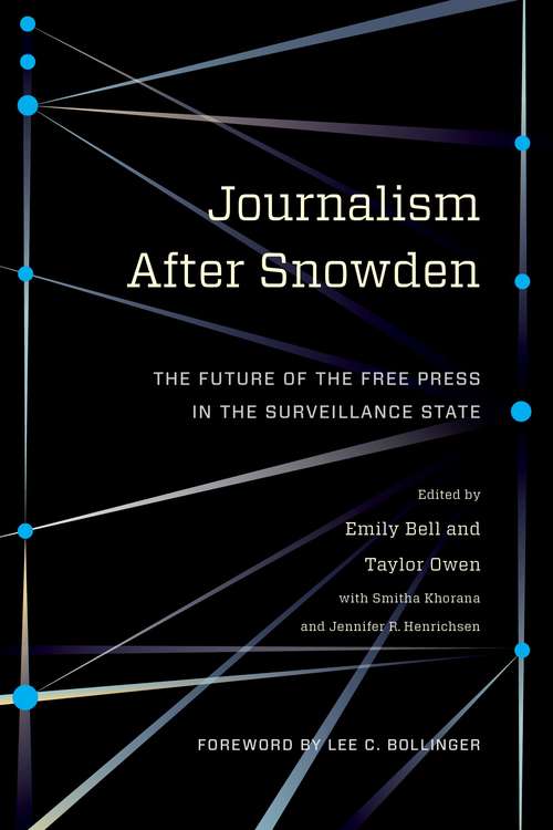 Book cover of Journalism After Snowden (PDF)