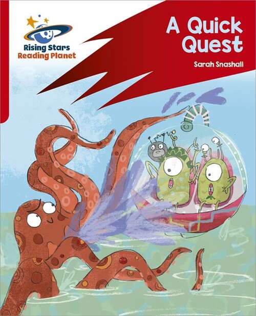 Book cover of Reading Planet: Rocket Phonics – Target Practice – A Quick Quest – Red A