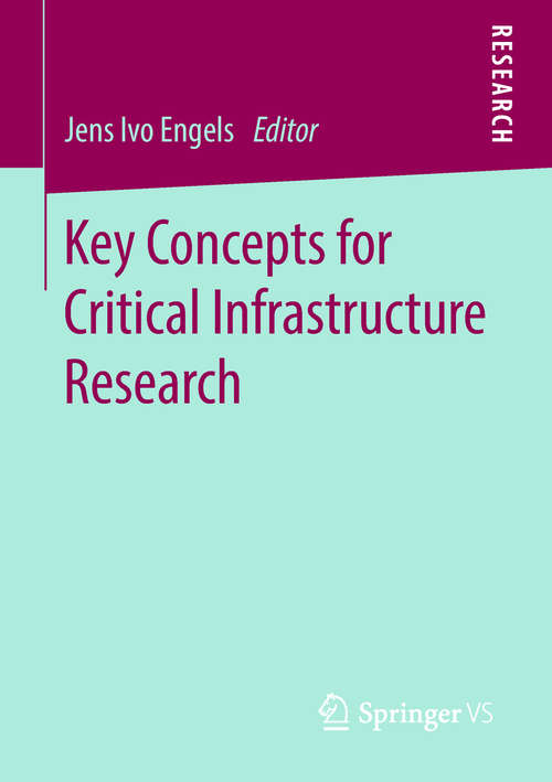 Book cover of Key Concepts for Critical Infrastructure Research
