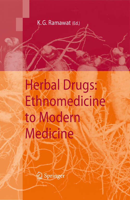 Book cover of Herbal Drugs: Ethnomedicine to Modern Medicine (2009)