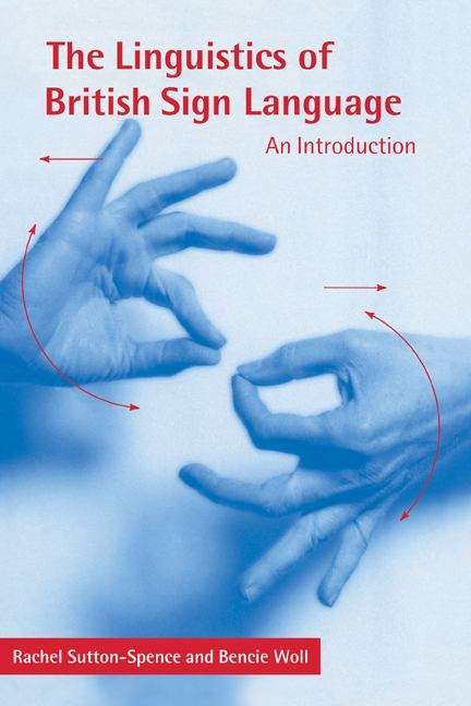 Book cover of The Linguistics of British Sign Language: An Introduction (PDF)