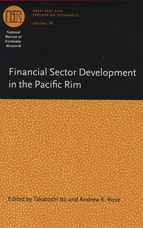 Book cover of Financial Sector Development in the Pacific Rim (National Bureau of Economic Research East Asia Seminar on Economics #18)