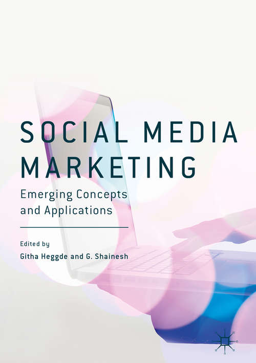 Book cover of Social Media Marketing: Emerging Concepts and Applications