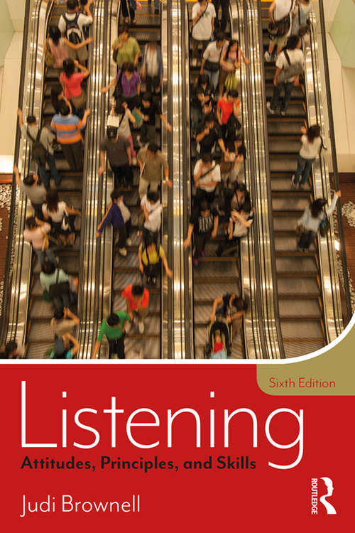 Book cover of Listening: Attitudes, Principles, and Skills (6)