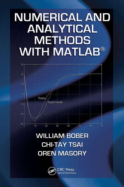 Book cover of Numerical and Analytical Methods with MATLAB (Applied And Computational Mechanics Ser.)
