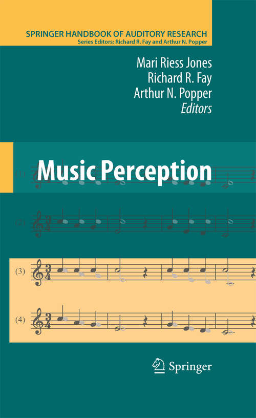 Book cover of Music Perception (2010) (Springer Handbook of Auditory Research #36)