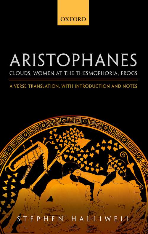 Book cover of Aristophanes: A Verse Translation, with Introduction and Notes