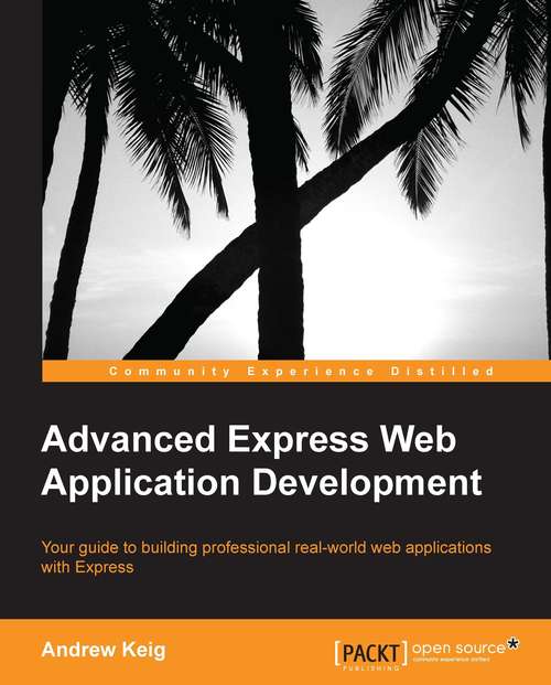 Book cover of Advanced Express Web Application Development