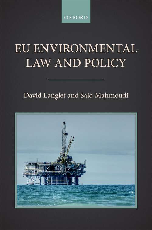 Book cover of EU Environmental Law and Policy