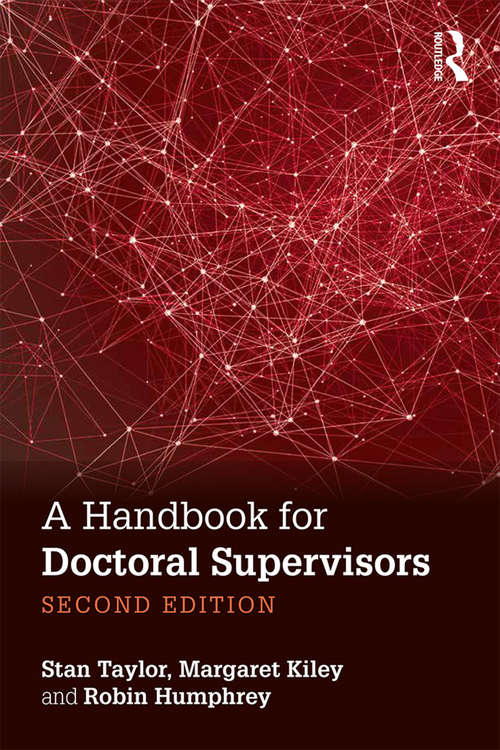 Book cover of A Handbook for Doctoral Supervisors (2)