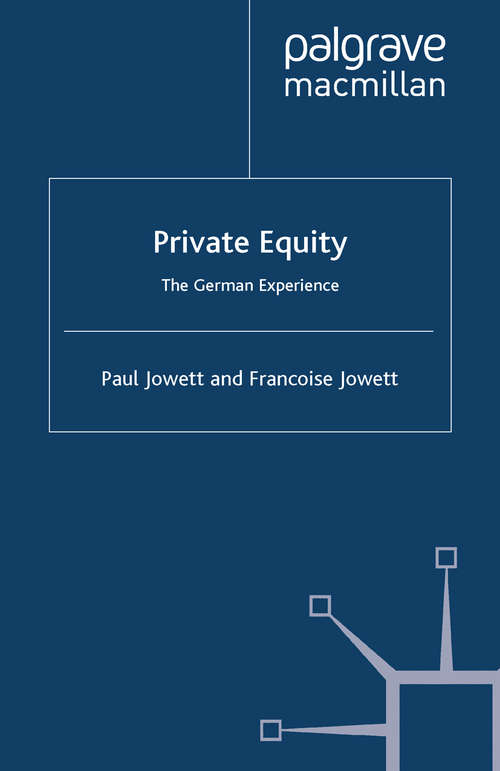 Book cover of Private Equity: The German Experience (2011)