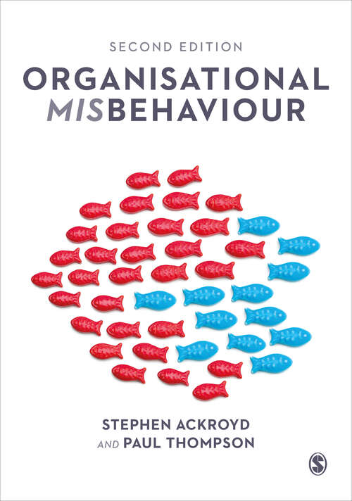 Book cover of Organisational Misbehaviour (Second Edition)