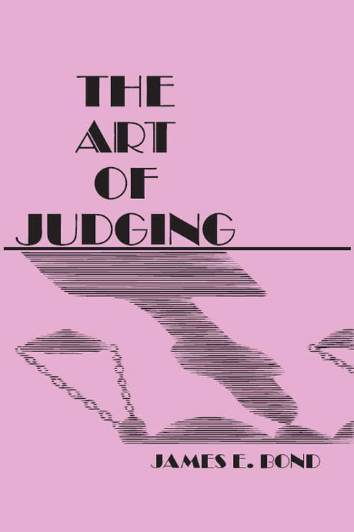 Book cover of Art of Judging: Volume 8