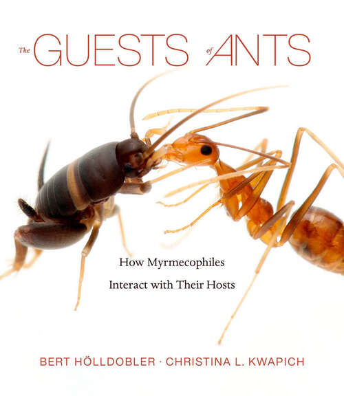 Book cover of The Guests of Ants: How Myrmecophiles Interact with Their Hosts