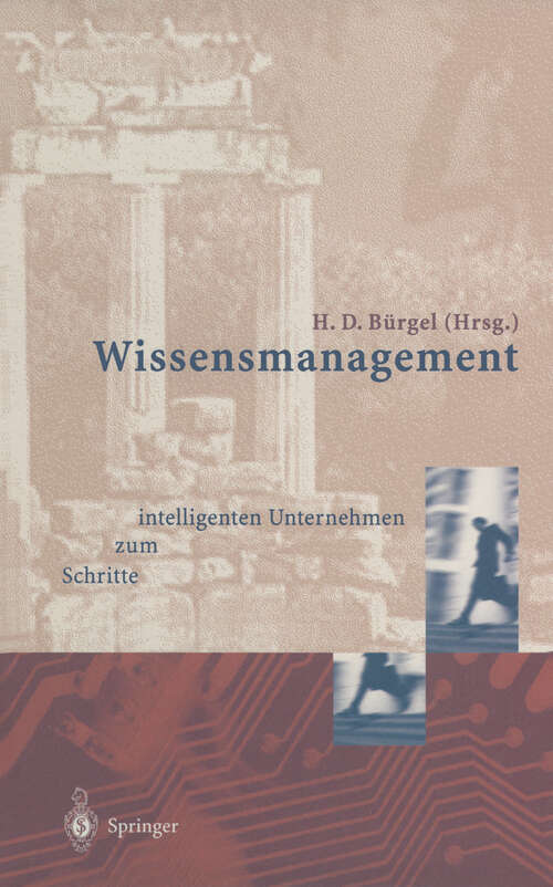 Book cover of Wissensmanagement: Schritte zum intelligenten Unternehmen (1998) (Edition Alcatel SEL Stiftung)