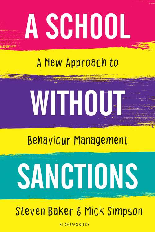 Book cover of A School Without Sanctions: A new approach to behaviour management