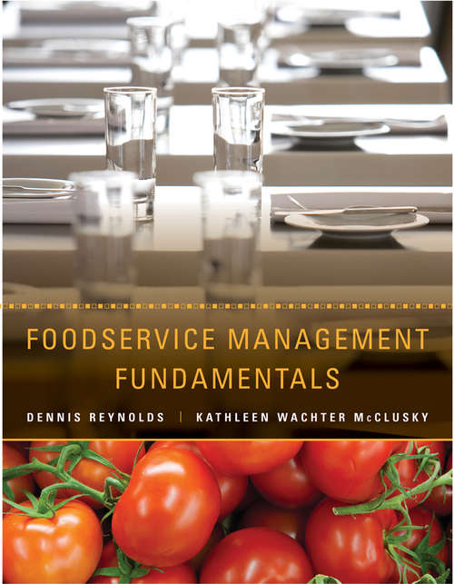 Book cover of Foodservice Management Fundamentals