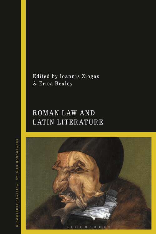 Book cover of Roman Law and Latin Literature