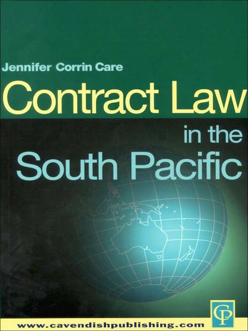 Book cover of South Pacific Contract Law