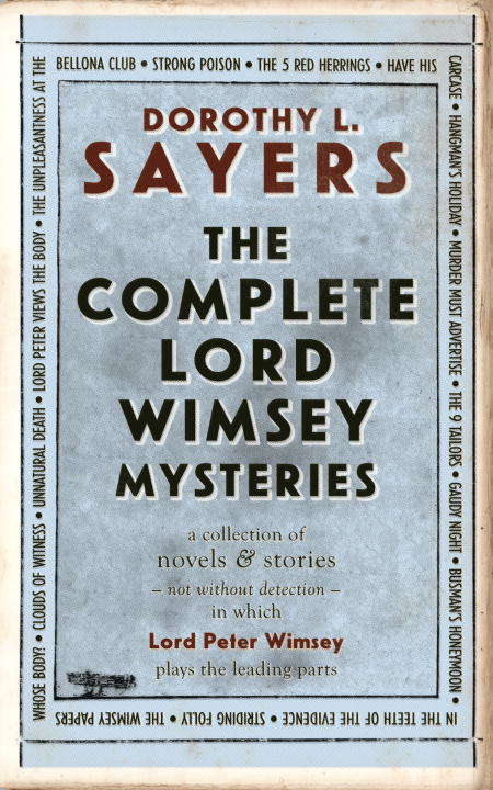 Book cover of The Complete Lord Peter Wimsey Mysteries