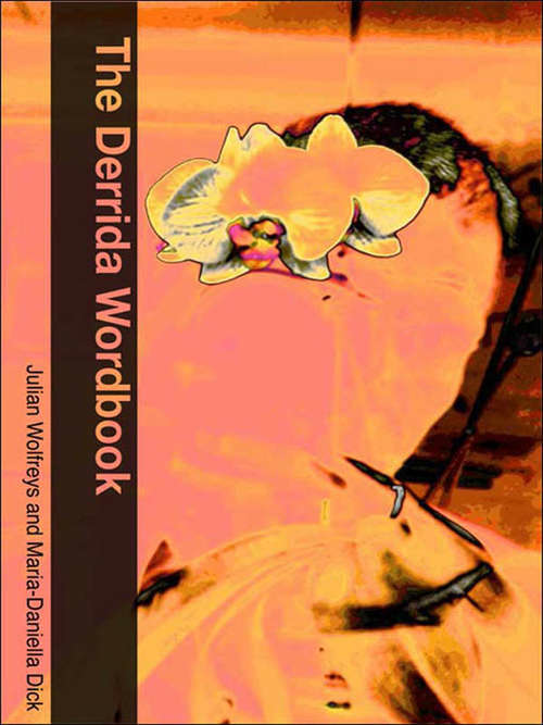 Book cover of The Derrida Wordbook