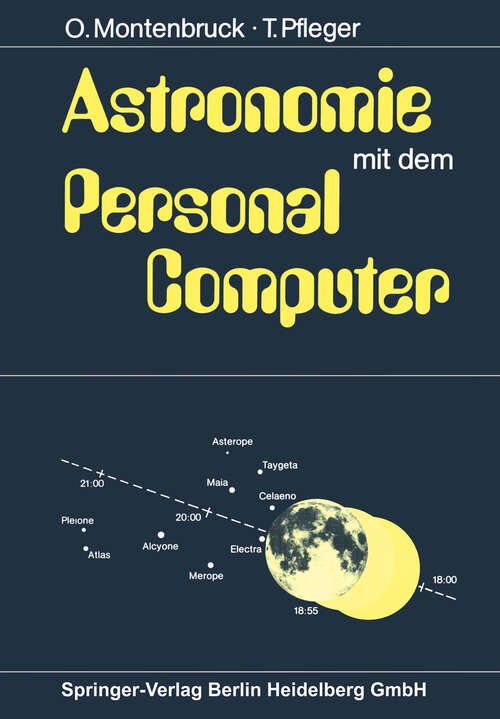 Book cover of Astronomie mit dem Personal Computer (1989)