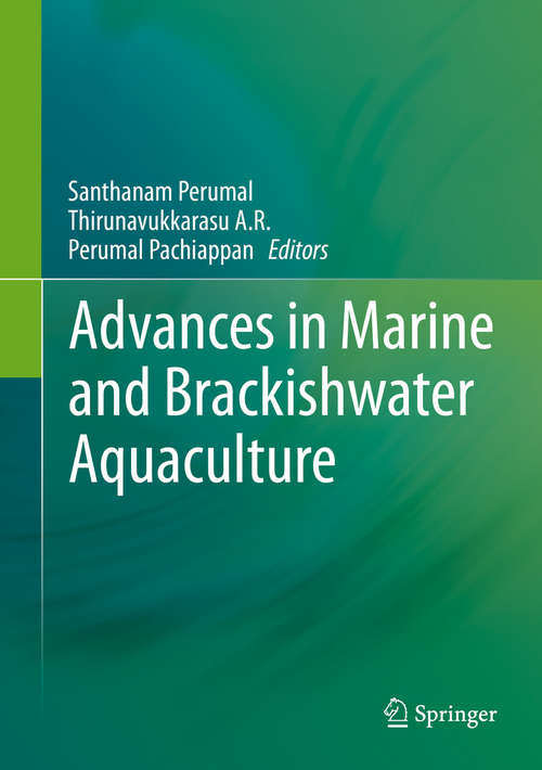 Book cover of Advances in Marine and Brackishwater Aquaculture (2015)