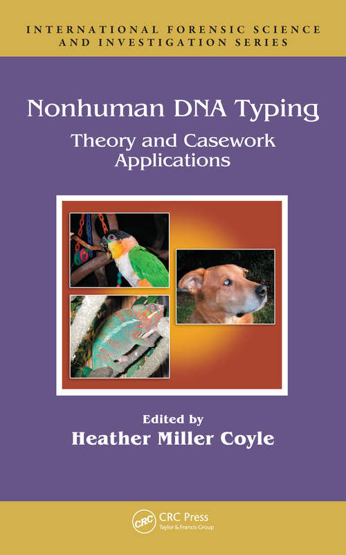 Book cover of Nonhuman DNA Typing: Theory and Casework Applications