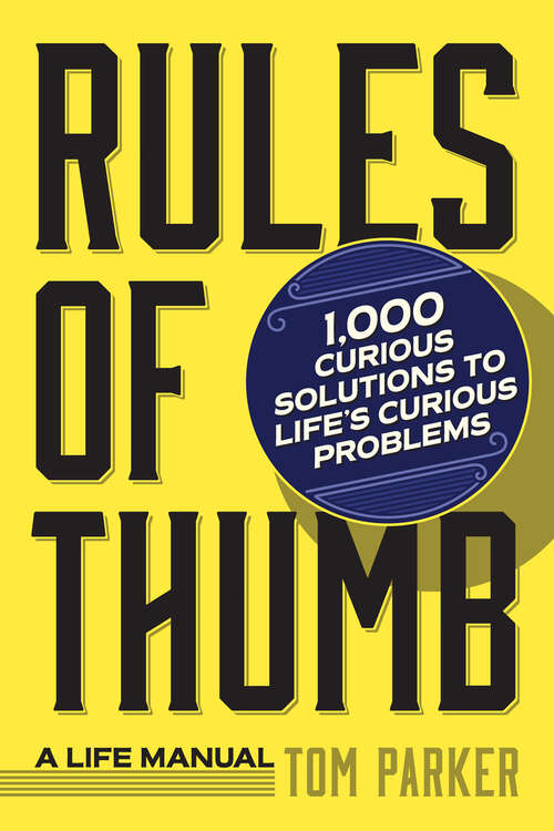 Book cover of Rules of Thumb: A Life Manual
