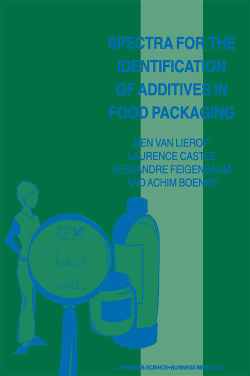 Book cover of Spectra for the Identification of Additives in Food Packaging (1998)