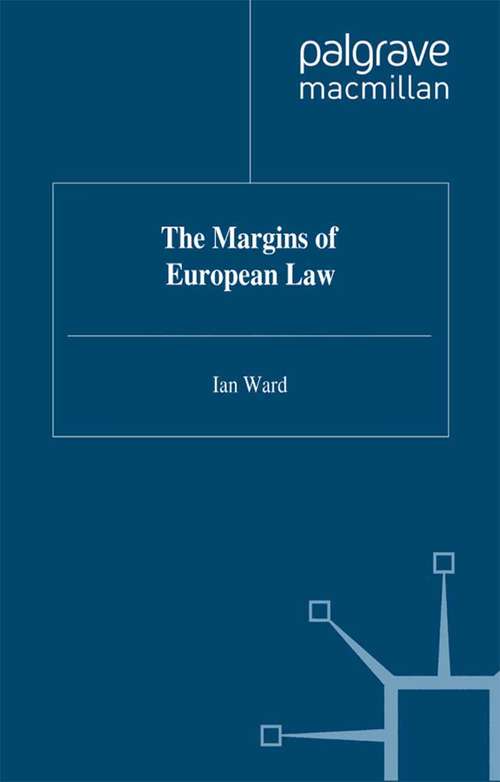 Book cover of The Margins of European Law (1996)