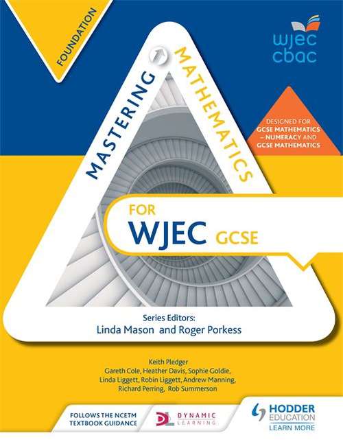 Book cover of Mastering Mathematics for WJEC GCSE: Foundation (PDF)