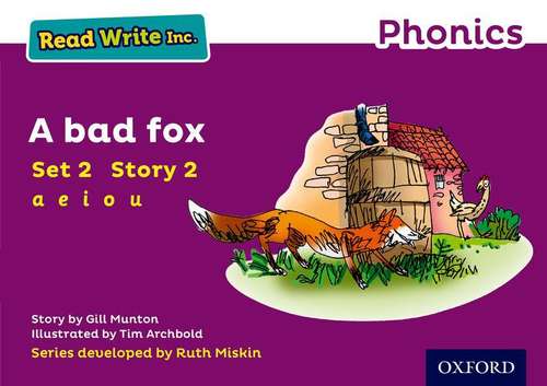 Book cover of Read Write Inc. Phonics: Purple Set 2 Storybook 2 A Bad Fox