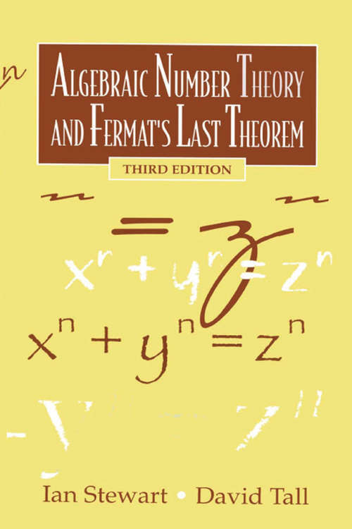 Book cover of Algebraic Number Theory and Fermat's Last Theorem: Third Edition