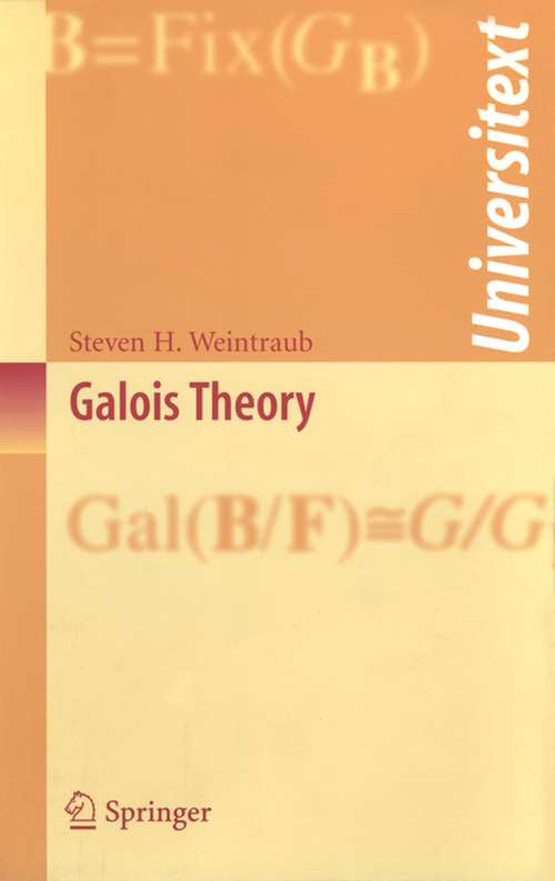 Book cover of Galois Theory (2006) (Universitext)