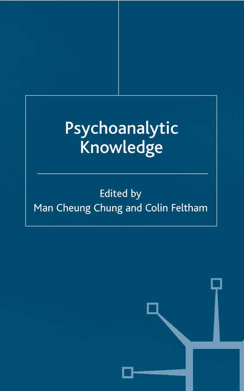 Book cover of Psychoanalytic Knowledge (2003)