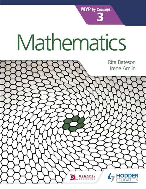 Book cover of Mathematics for the IB MYP 3