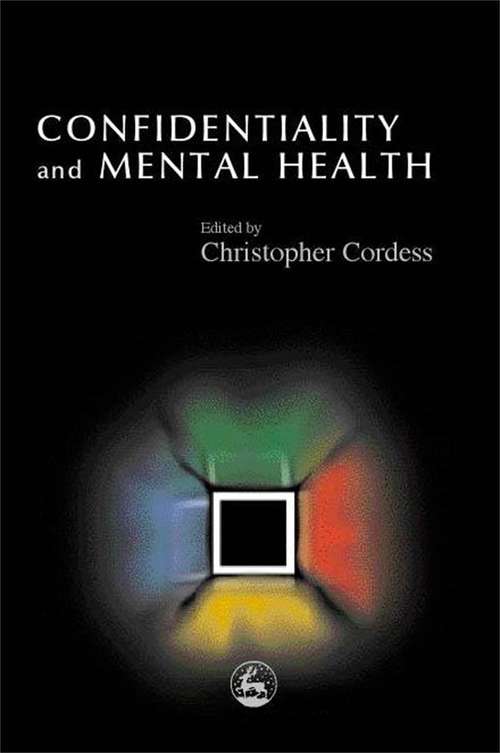 Book cover of Confidentiality and Mental Health