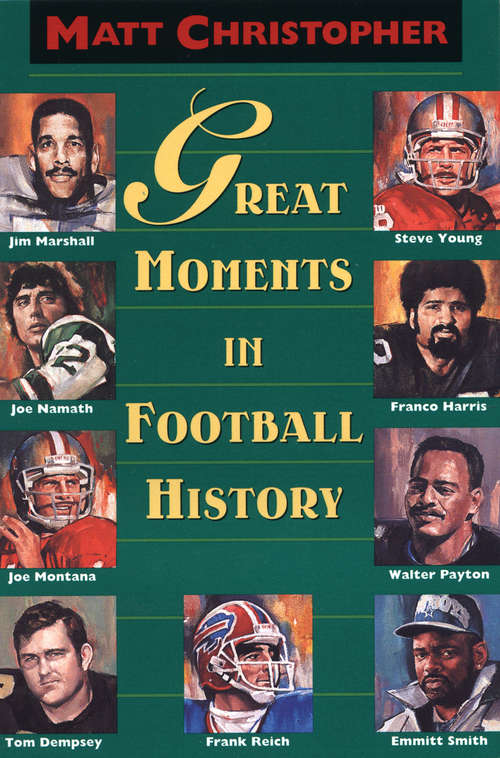 Book cover of Great Moments in Football History