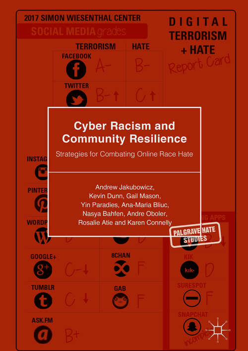 Book cover of Cyber Racism and Community Resilience: Strategies for Combating Online Race Hate