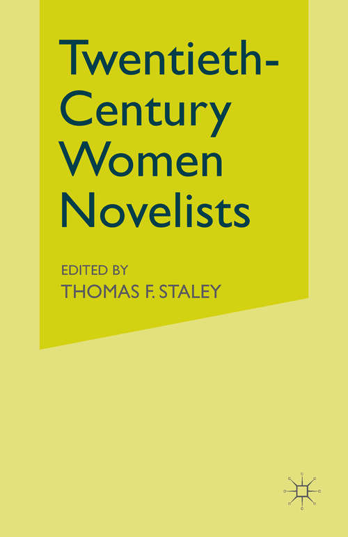 Book cover of Twentieth-Century Women Novelists (1st ed. 1982)