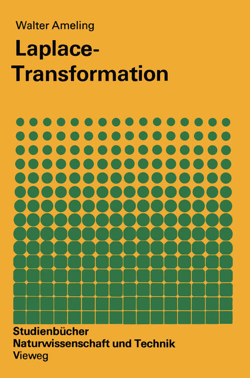 Book cover of Laplace-Transformation (2. Aufl. 1979) (Studienbücher Naturwissenschaft und Technik #7)