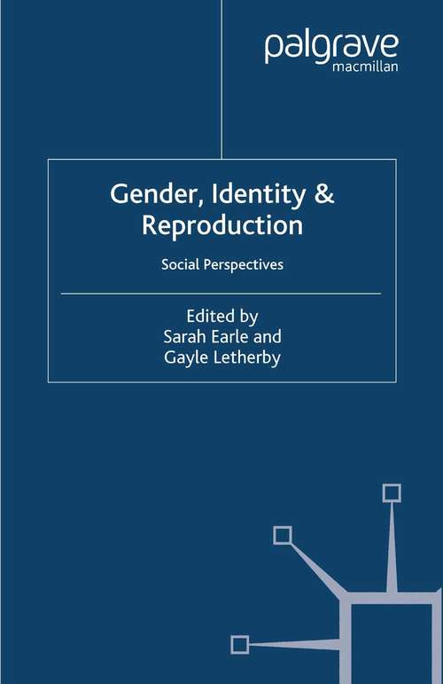 Book cover of Gender, Identity & Reproduction: Social Perspectives (2003)