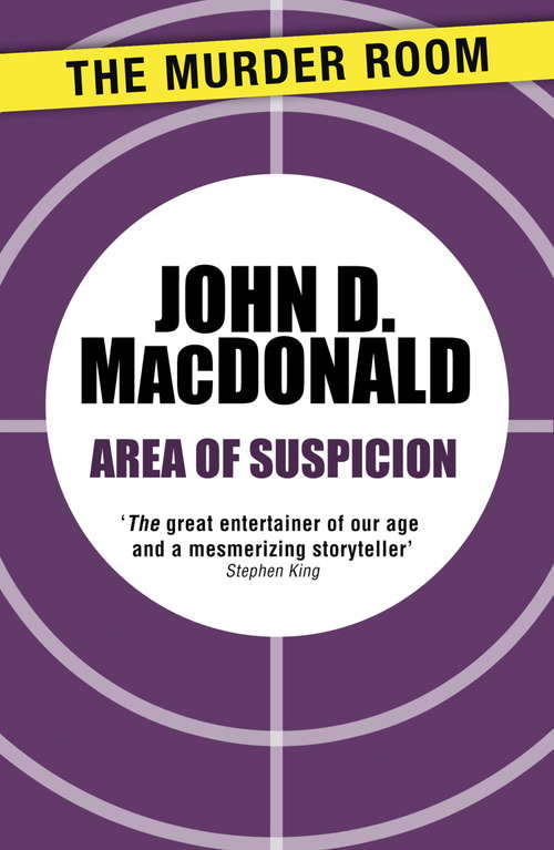 Book cover of Area of Suspicion (Murder Room)